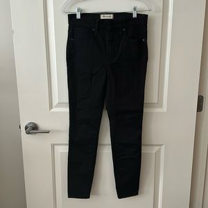 Madewell black high rise skinny jeans - 27P